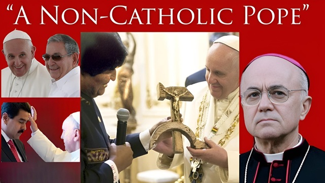 Un papa nuevo y virtuoso para los fieles catolicos Vigano