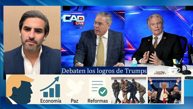 Debaten los logros de Trump un demócrata y un republicano