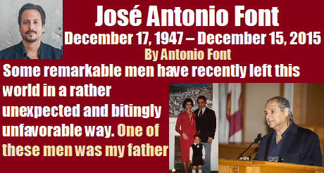 In Memory of Jose Antonio Font