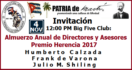Invitación: Premio Herencia 2017