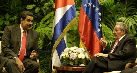 Maduro y Raúl Castro