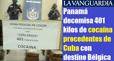 Panama cocaina de Cuba