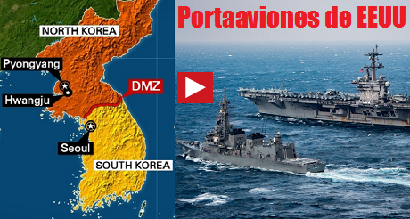 Portaaviones EEUU Peninsula de Corea FB