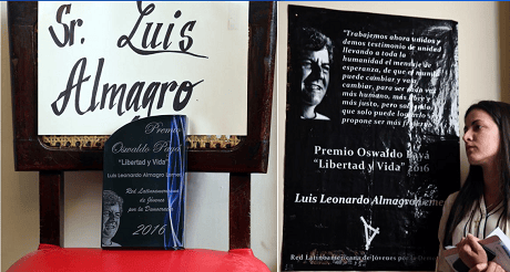 Premio Osvaldo Paya Luis Almagro