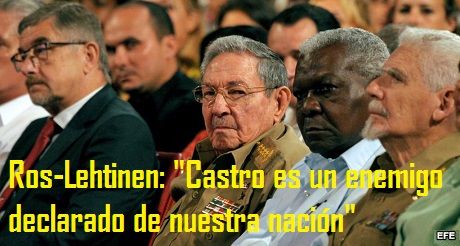 Raul Castro y embajador ruso