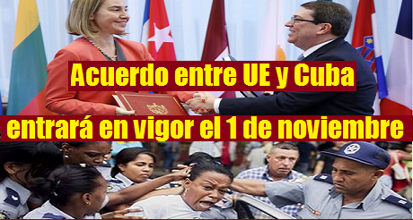 Acuerdo UE Cuba 1 Noviembre