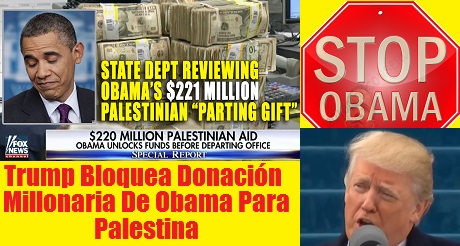 donacion millonaria Obama Palestina