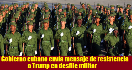 gobierno cubano mensaje resistencia Trump