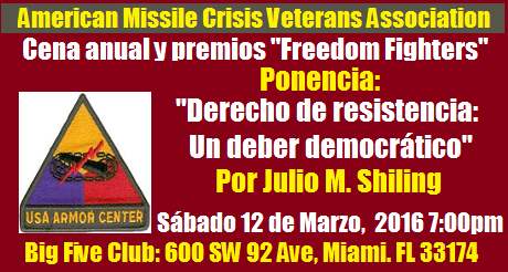 American Missile Crisis Veterans Association event