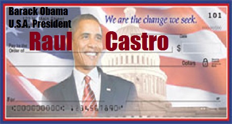 obama check to Castro
