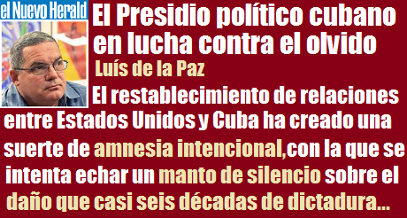 presidio politico cubano lucha contra olvido