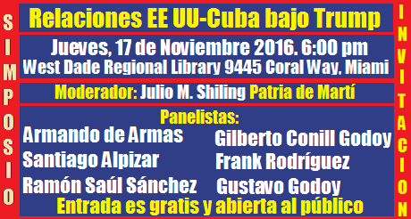 simposio relaciones Cuba EEUU bajo Trump