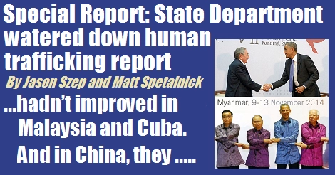 special report state department watered down human trafficking report2015