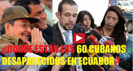 DONDE ESTAN 60 CUBANOS DESAPARECIDOS EN ECUADOR FB