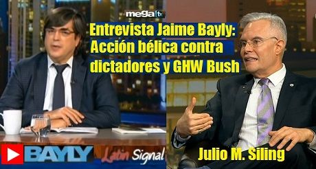 Entrevista Jaime Bayly accion belica contra dictadores Julio M Shiling new