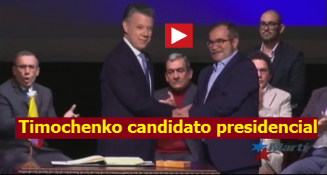 Timochenko candidato presidencial de Colombia