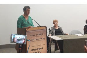 9 Iliana Curra Rodriguez Simposio Presidio politico de mujeres cubanas
