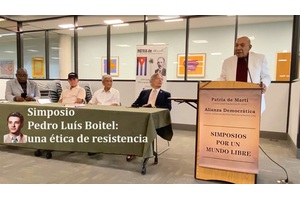 Richard y panelistas Simposio Pedro Luís Boitel