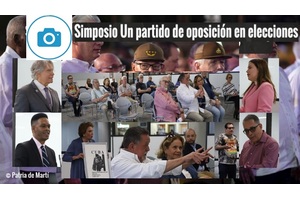 Fotos Simposio un partido de oposicion en elecciones castristas funcional o figurativo