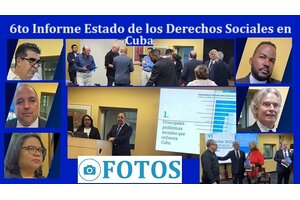 Fotos del 6to Informe Derechos sociales Cuba