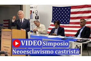 Simposio Neoesclavismo castrista