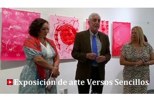 Exposicion Versos sencillos palabras de agradecimiento de Emilio Hector